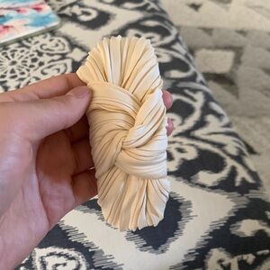 Knotted covered headband